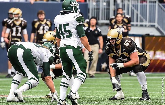 Bison offensive lineman Geoff Gray signs as priority free agent with NFL’s Green Bay Packers