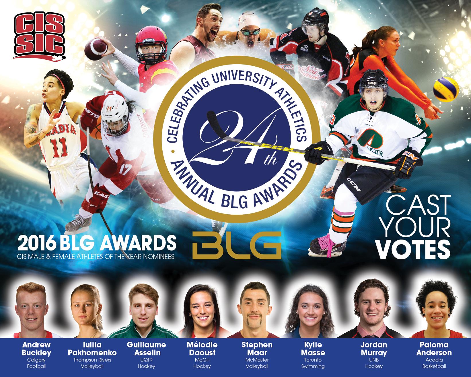 24th BLG Awards CIS athlete of the year nominees announced