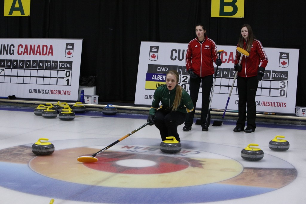 DAY 1 (of 5): 2017 U SPORTS/Curling Canada Curling Championships: Defending champions Laurier and Alberta off to strong start