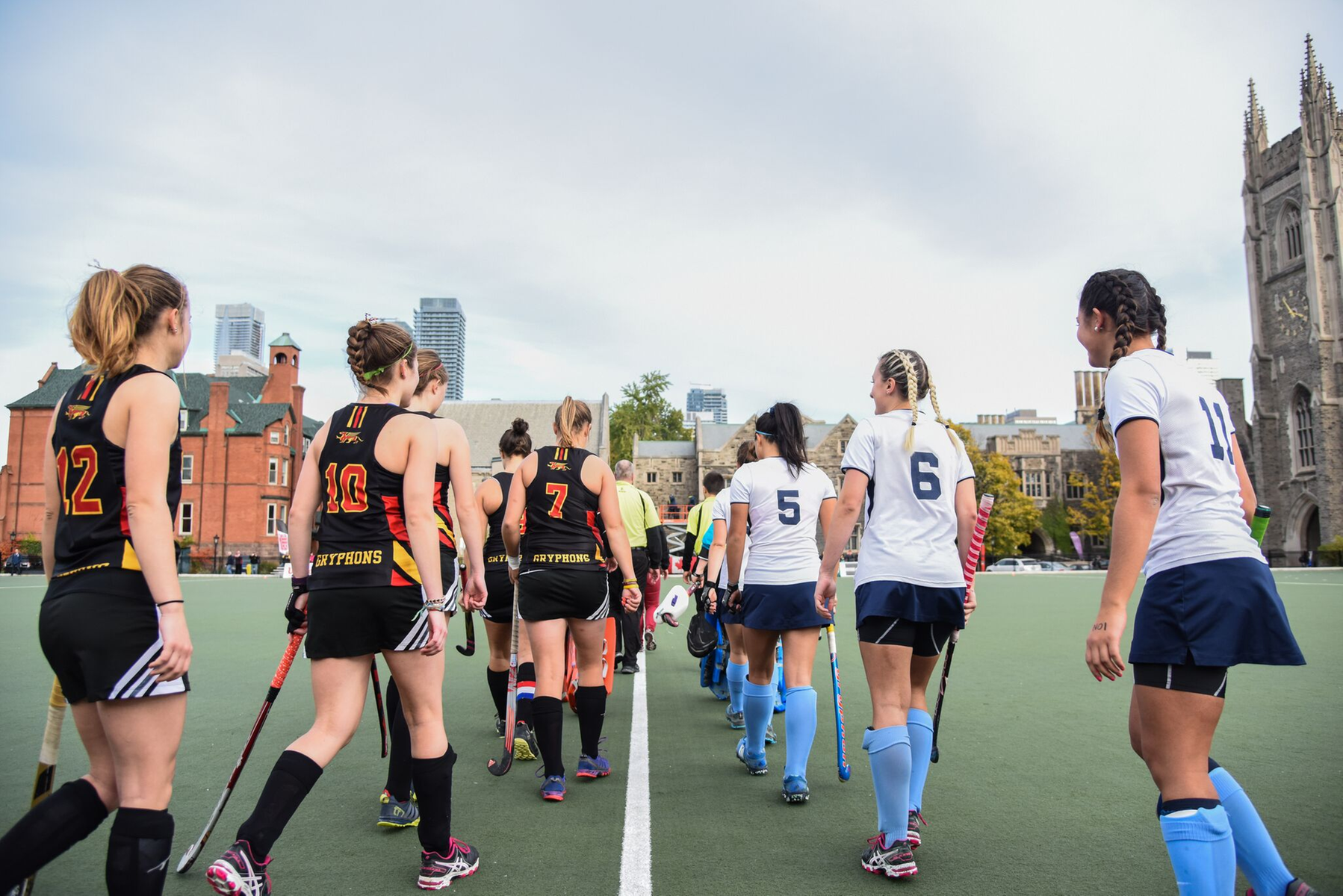 GAME 1: 42nd women’s field hockey championship  Strong second half lifts Vikes over Gryphons