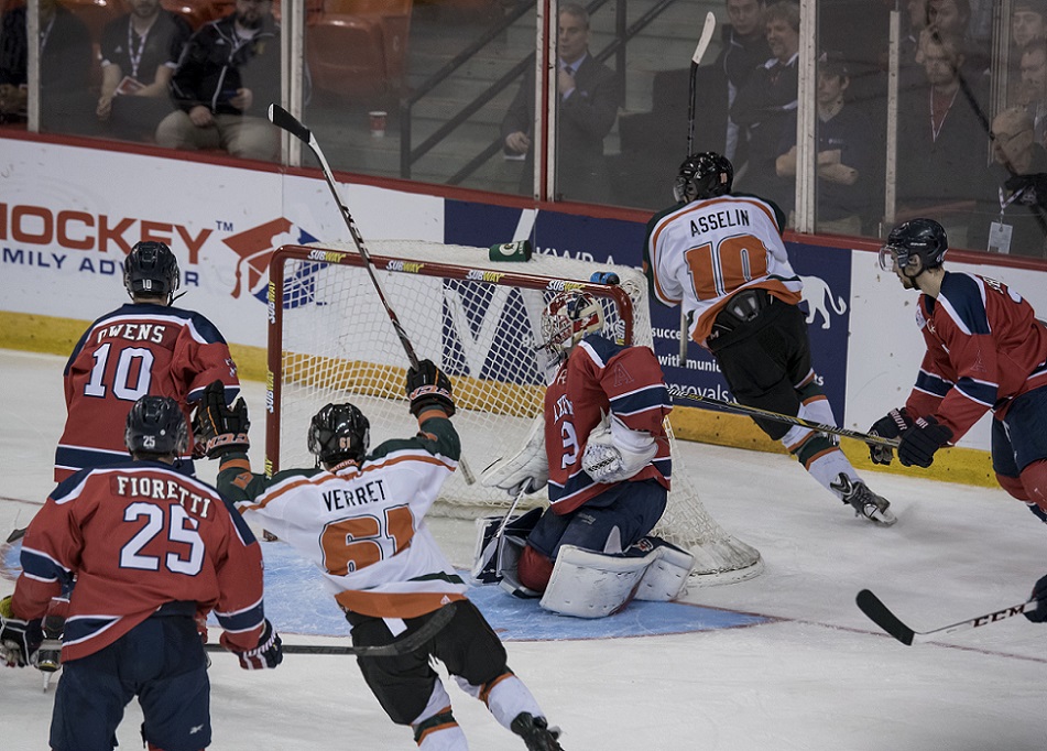 QUARTERFINAL #3 CIS men’s hockey University Cup: UQTR edges Acadia 6-5 in OT thriller