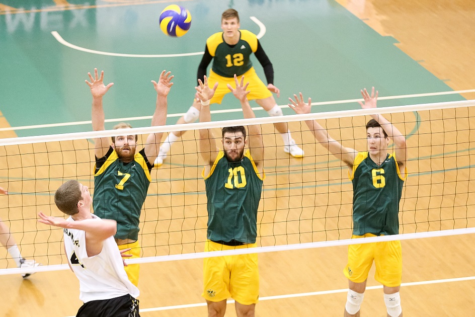 QUARTERFINAL #2 CIS men’s volleyball championship: Alberta en route to defending CIS title with win over Waterloo
