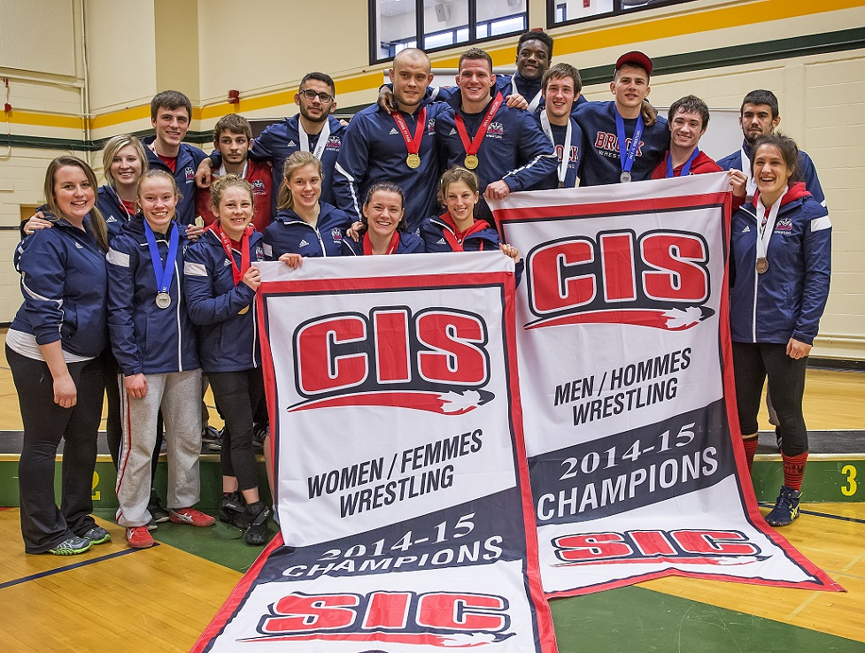 DAY 2 (of 2) CIS wrestling championships: Brock repeats as double team champion, enters record book