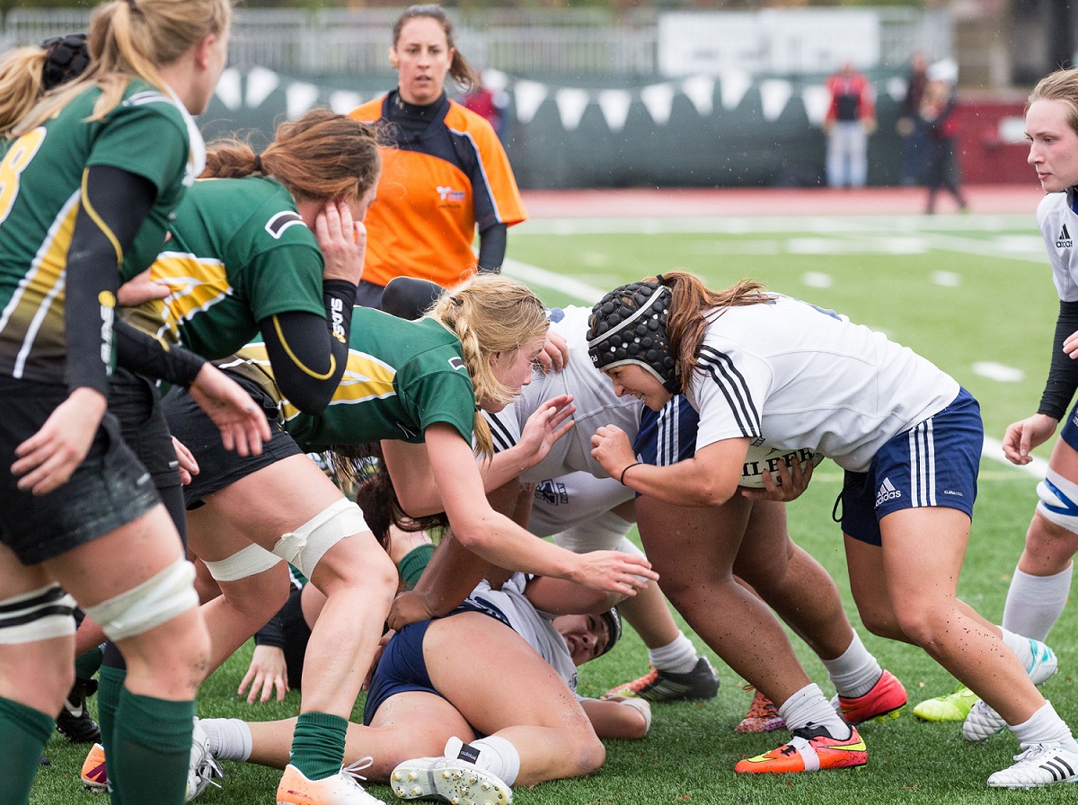 Game 2 Pool A CIS women’s rugby championship: Big second half by StFX eliminates 2013 champs