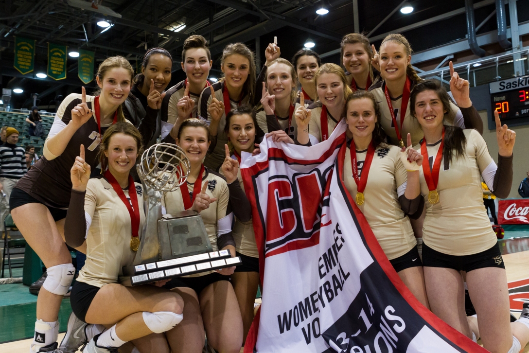 FINAL CIS women’s volleyball championship, presented by SGI CANADA: Bisons upset six-time reigning champion UBC