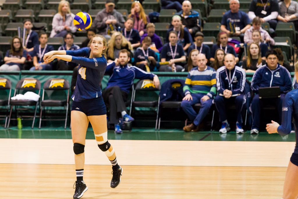 CONSOLATION #1: CIS women’s volleyball championship, presented by SGI CANADA: Spartans cruise past Gee-Gees