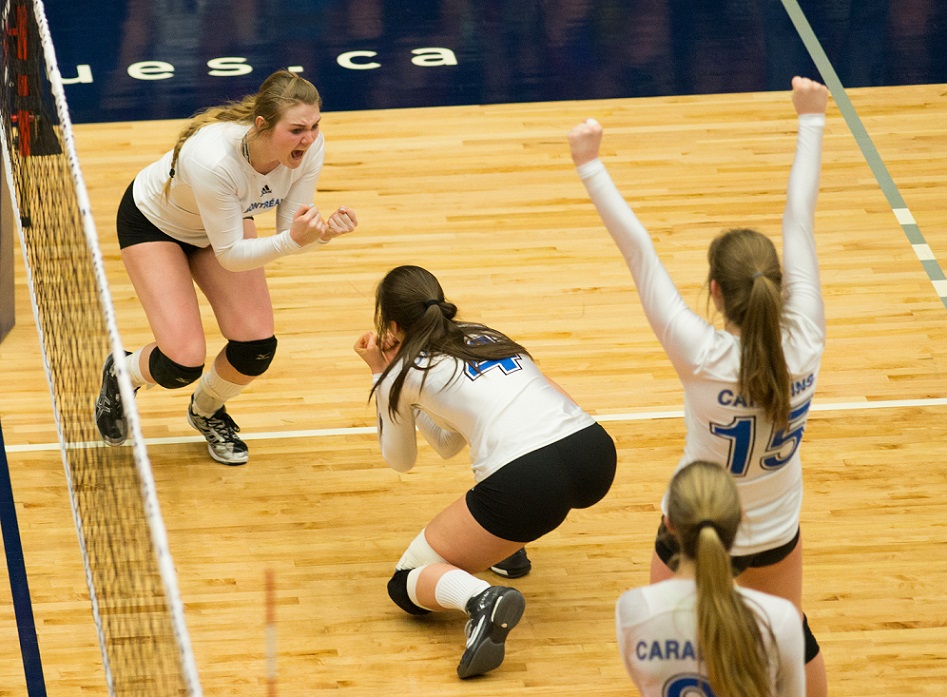BRONZE CIS women’s volleyball championship, presented by Canuck Stuff: Carabins beat Blues for bronze in five set thriller