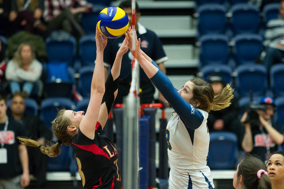 QUARTERFINAL #2 CIS women’s volleyball championship, presented by Canuck Stuff: Spartans hold off Laval in five-set thriller