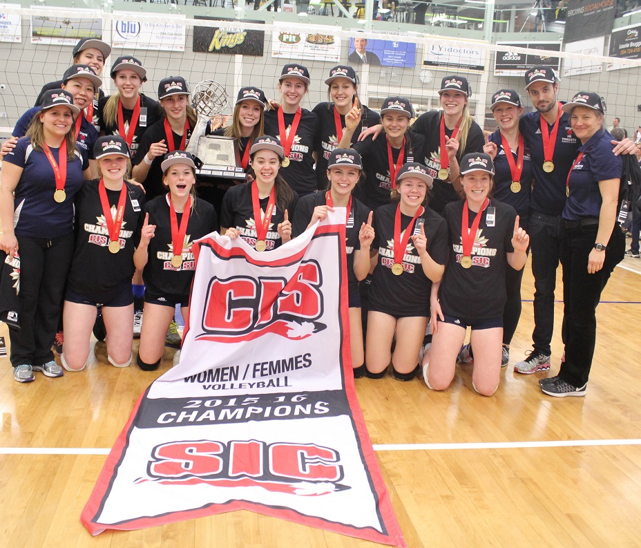 FINAL CIS women’s volleyball championship: Varsity Blues win first volleyball title in University of Toronto history