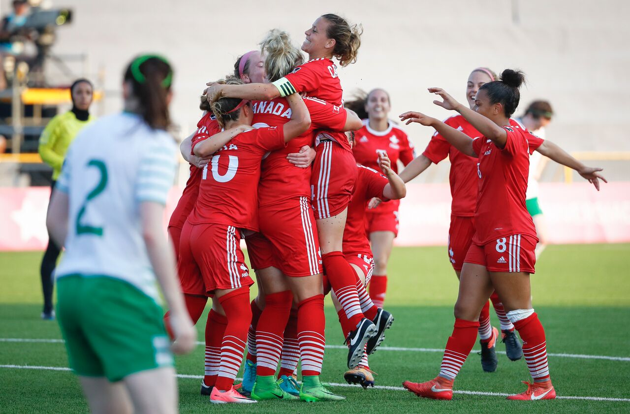 Joëlle Gosselin seals the win for Canada over Ireland