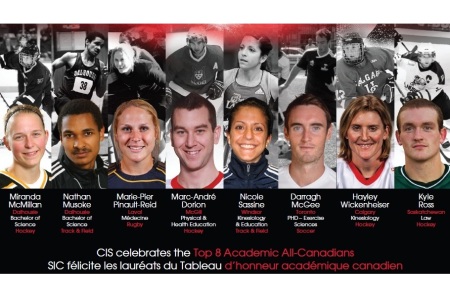 Top 8 Academic All-Canadians: CIS announces 2011-2012 recipients