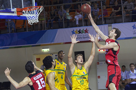 Universiade (men’s basketball): Canada beats Brazil, off to semis