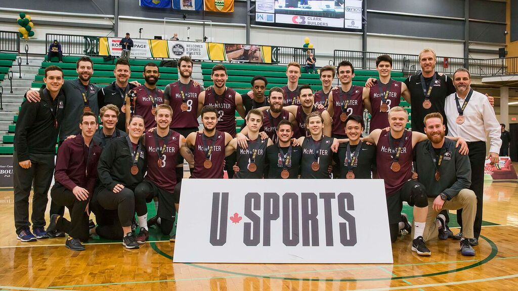 BRONZE 2017 U SPORTS FOG Men’s Volleyball Championship: McMaster medals for fifth-straight year after sweeping UBC in bronze match