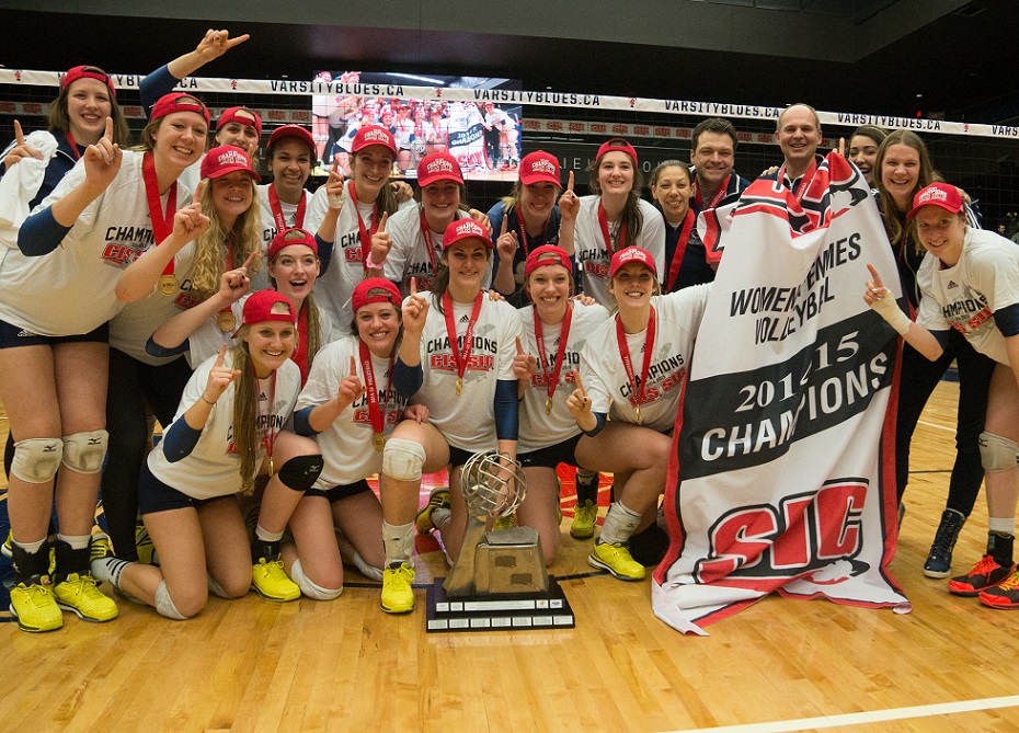 FINAL 2015 CIS women’s volleyball championship, presented by Canuck Stuff: Spartans come back…again, claim first-ever CIS title