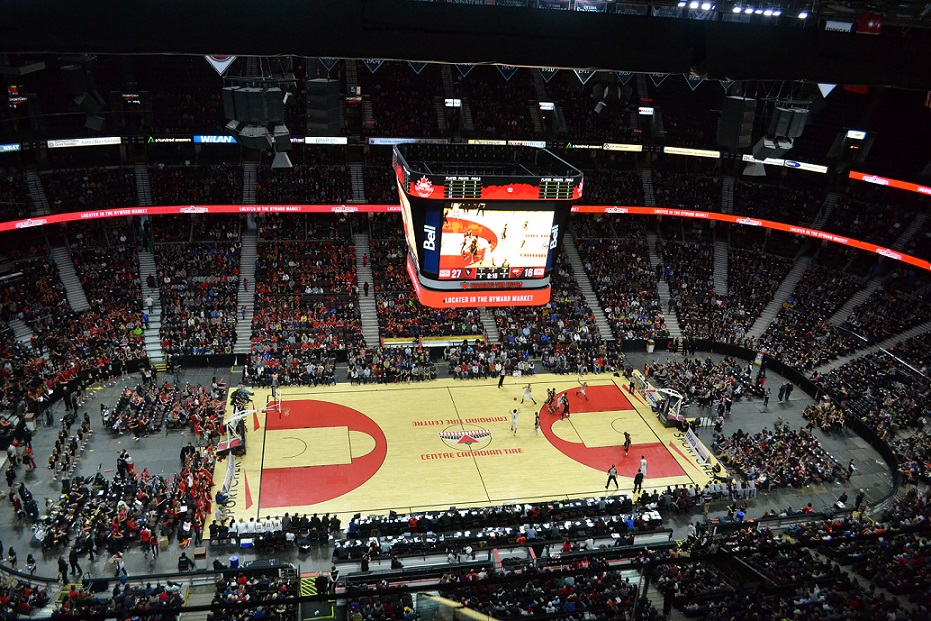2015 Capital Hoops Carleton vs Ottawa - CIS regular season record crowd 10,780 / Photo credit Jesse Colautti