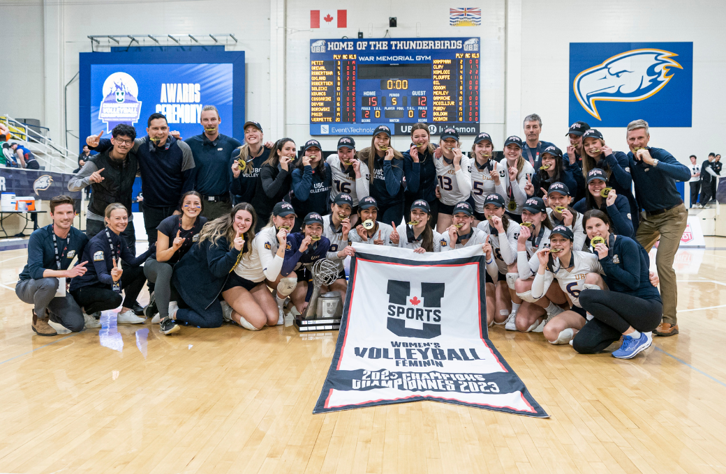 Host UBC wins gold in upset over rival TWU