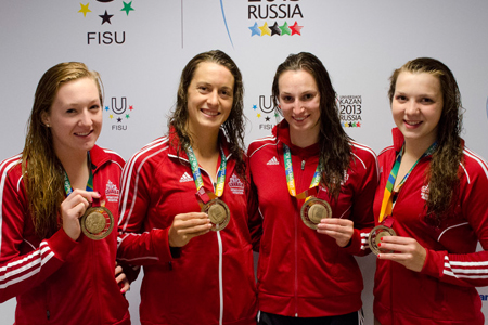 Universiade (swimming): Women’s relay sets tone for Canada at the pool